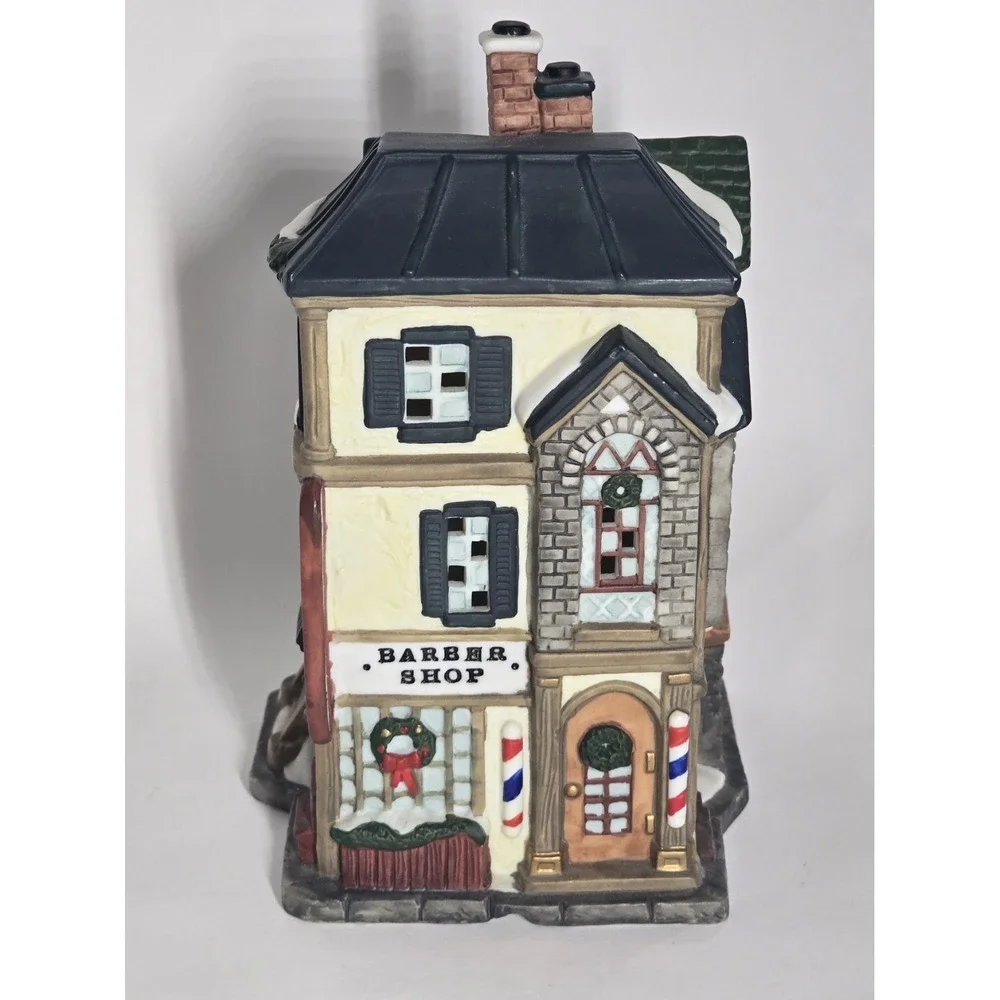 Mercuries 1994 Christmas Village Breads Bakery Light-Ready Vintage Holiday Build